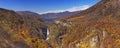 Kegon Falls near Nikko, Japan in autumn